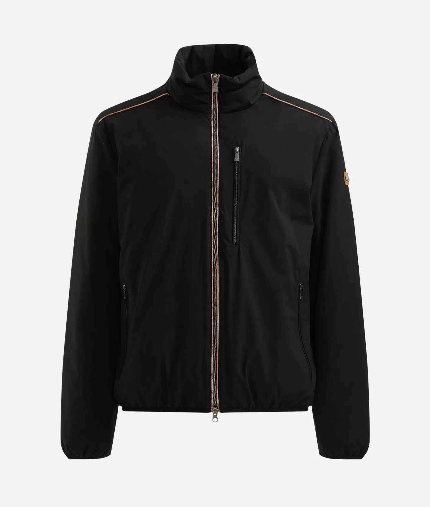 Alviero martini 1a classe Bomber con dettagli Geo Classic Nero Consegna Veloce