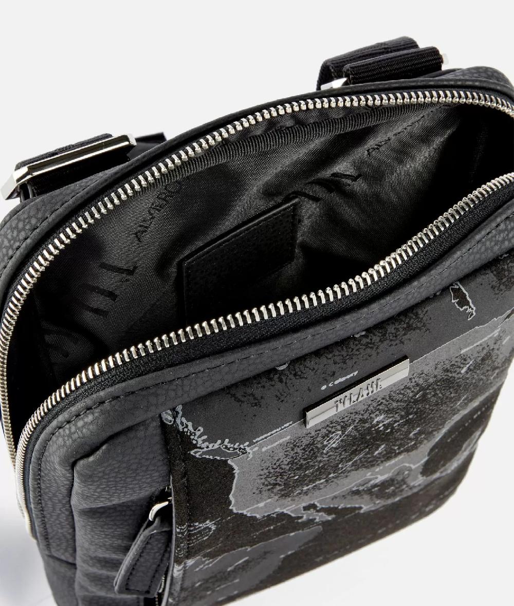 Alviero martini 1a classe Tracolla reporter in eco pelle granata con inserto Geo Night Nera Shopping Online