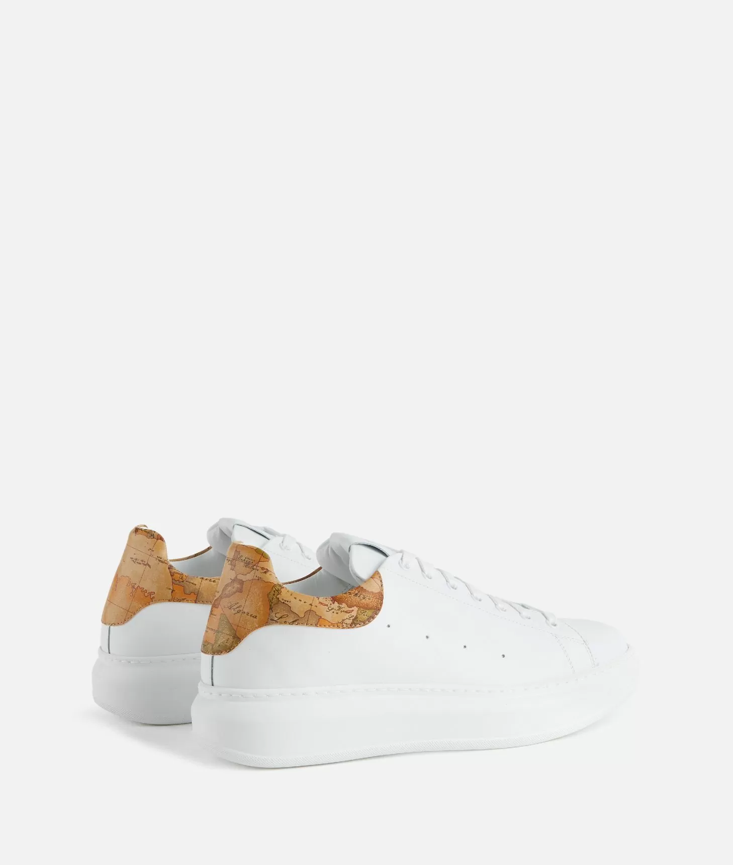 Alviero martini 1a classe Sneakers in pelle liscia Bianche Saldi
