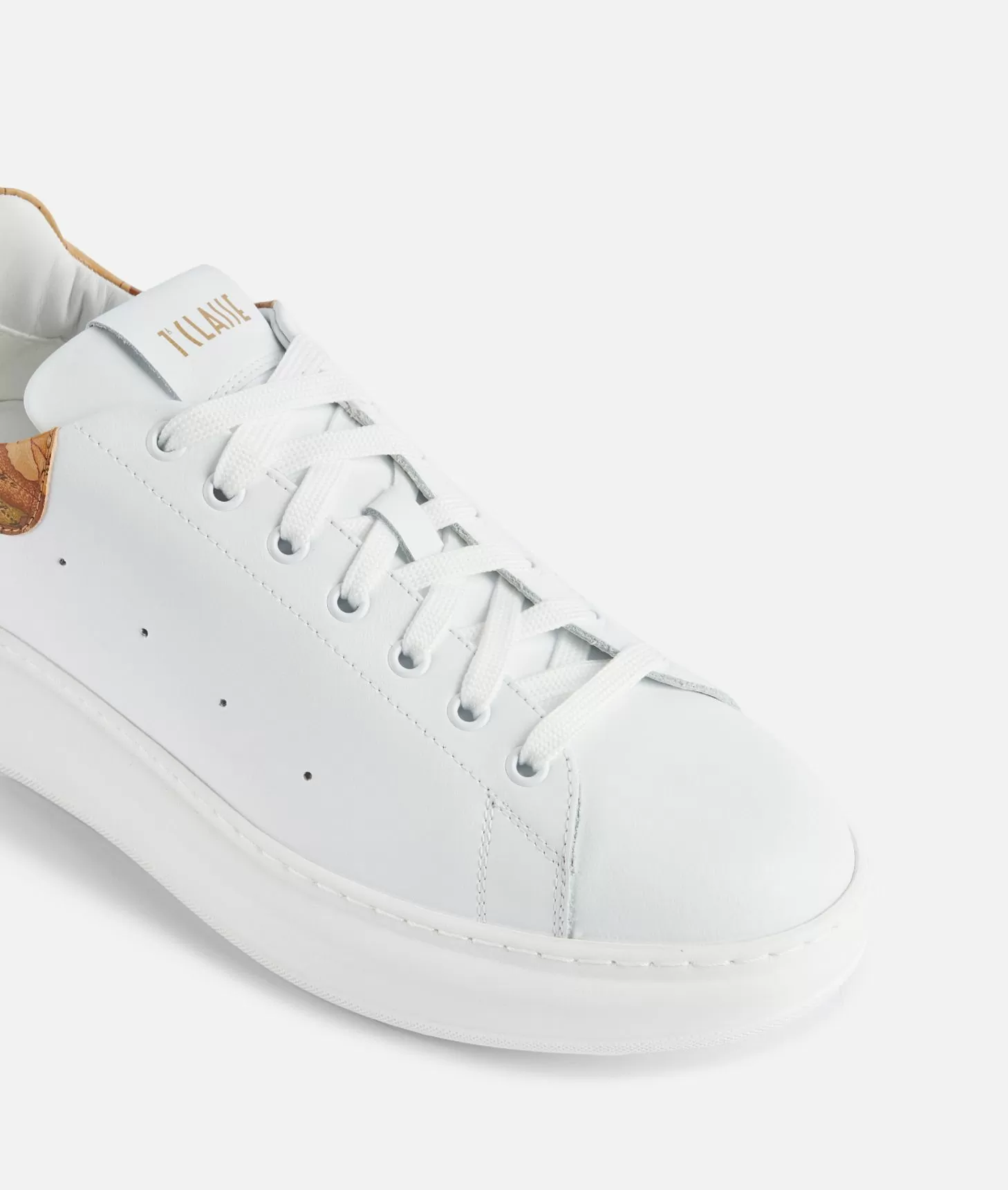Alviero martini 1a classe Sneakers in pelle liscia Bianche Saldi