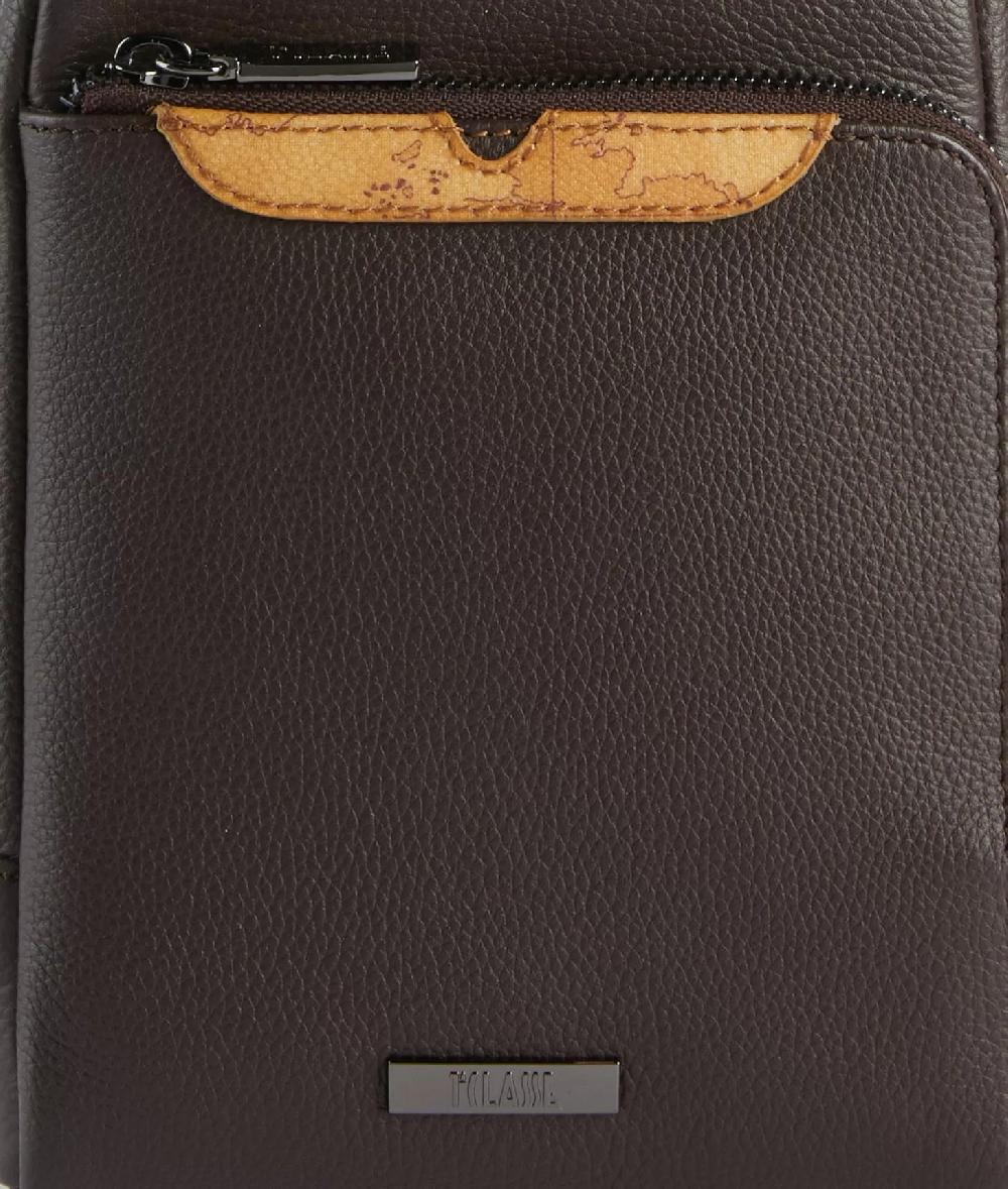 Alviero martini 1a classe Beta Leather bandoliera piccola Testa Di Moro Vendita Calda