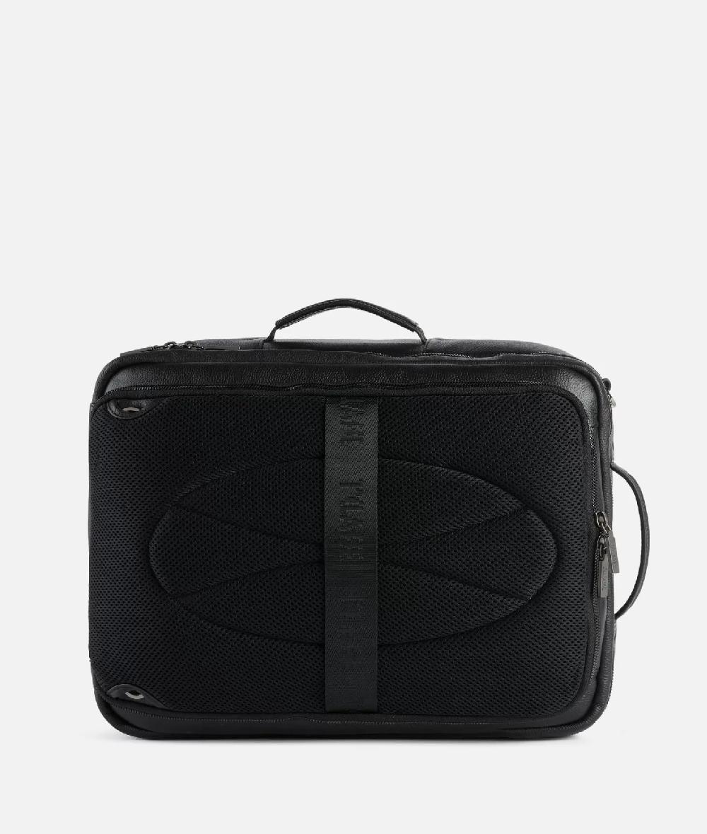 Alviero martini 1a classe Beta Leather zaino da viaggio tripla portabilità Nero Bestseller