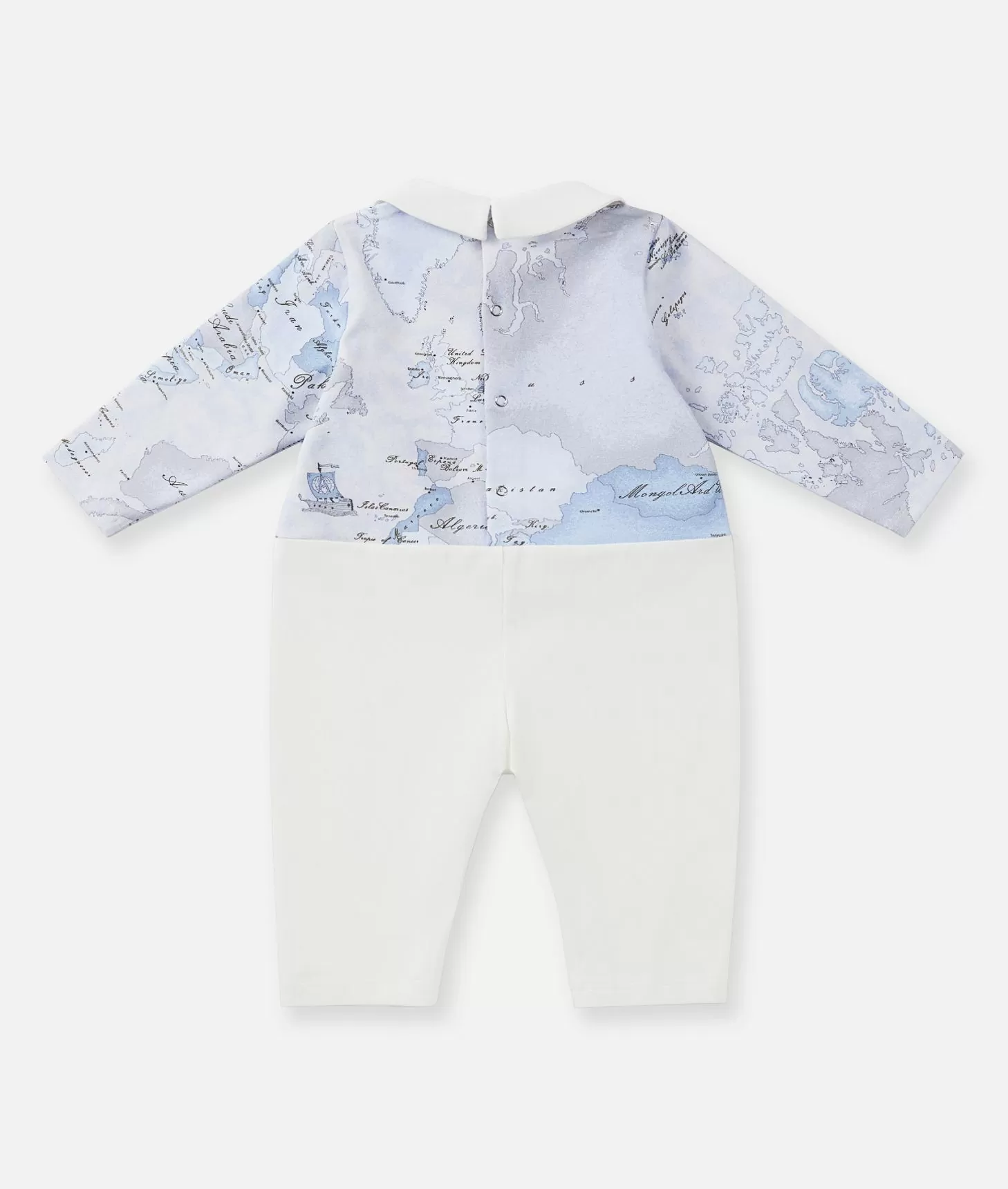 Alviero martini 1a classe Tutina in cotone senza piedini Geo Lord Azzurra Affare Del Giorno