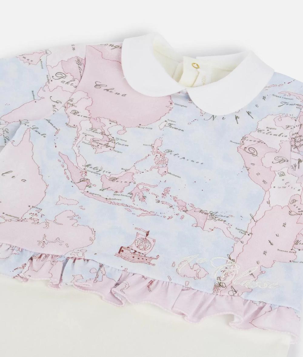 Alviero martini 1a classe Tutina in cotone Geo Lady Rosa Novità