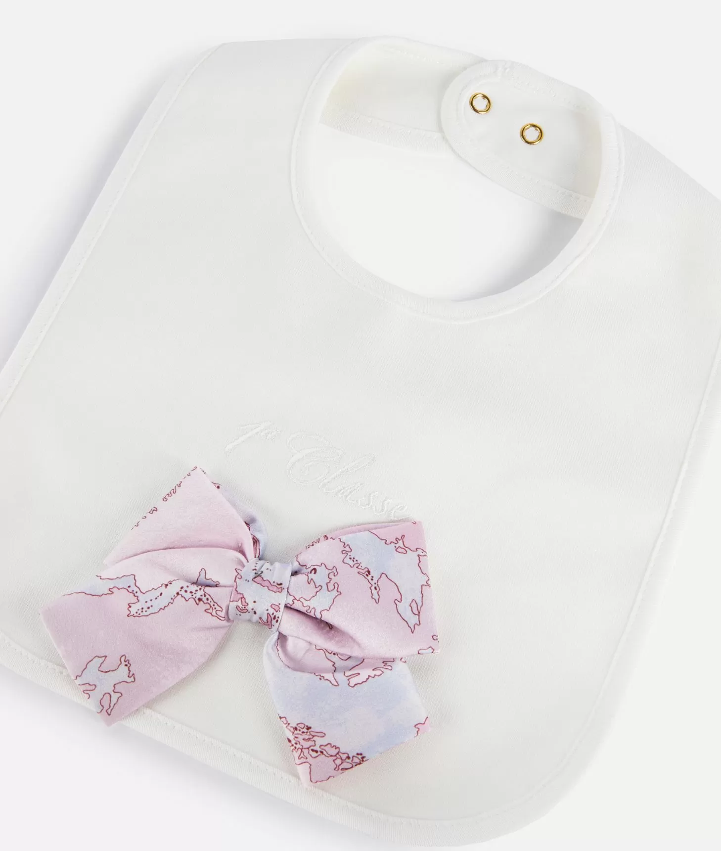 Alviero martini 1a classe Bavaglino in cotone con fiocco Geo Lady Rosa Economico