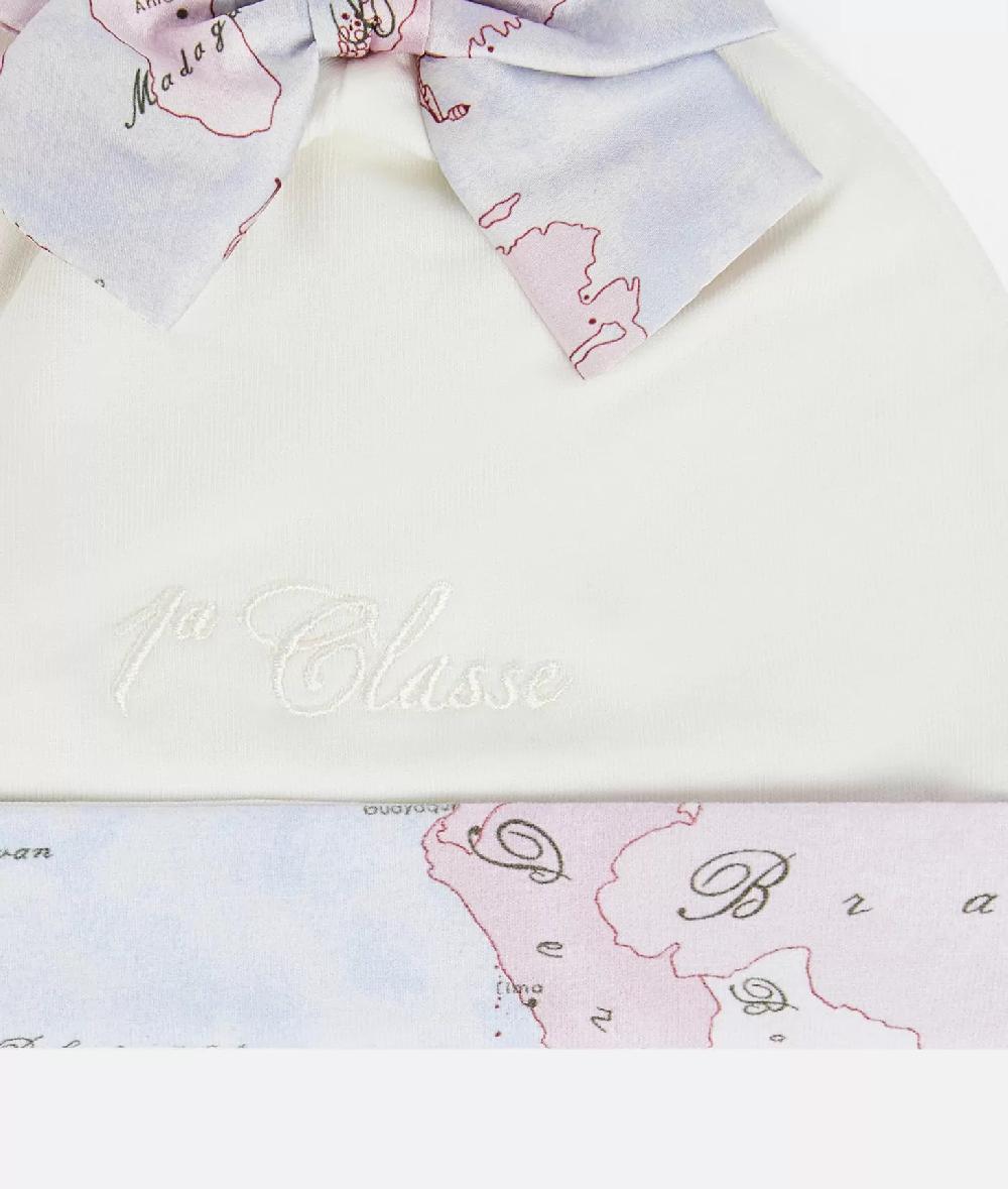 Alviero martini 1a classe Cappellino in cotone con fiocco Geo Lady Rosa Outlet
