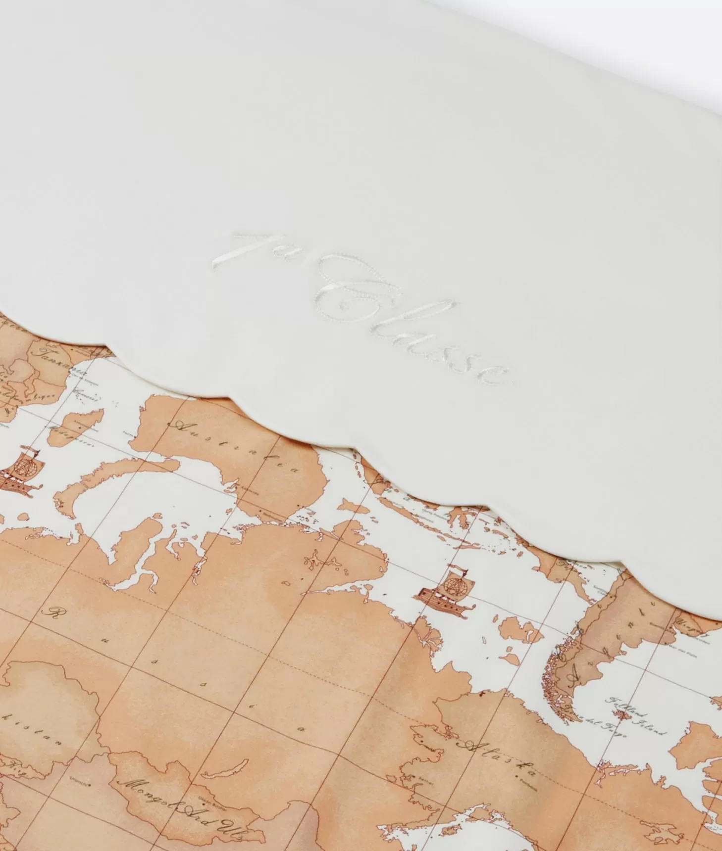 Alviero martini 1a classe Copertina con mappa Geo Classic Panna Saldi