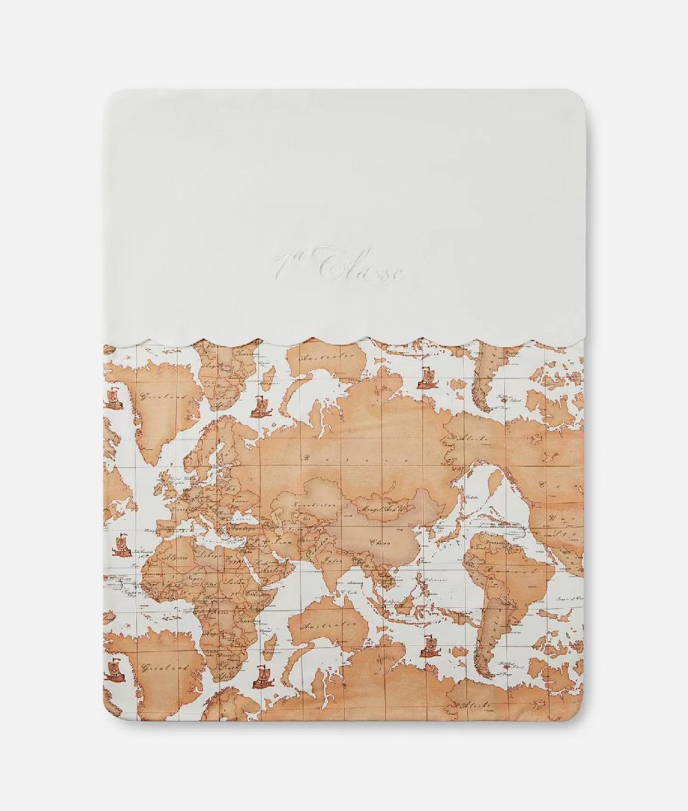 Alviero martini 1a classe Copertina con mappa Geo Classic Panna Saldi