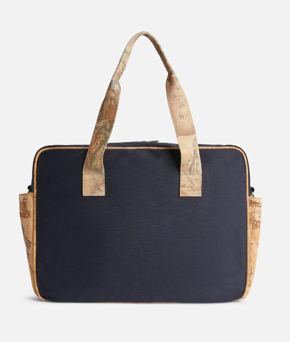 Alviero martini 1a classe Borsa per il cambio Geo Puzzle Blu Vendita Calda