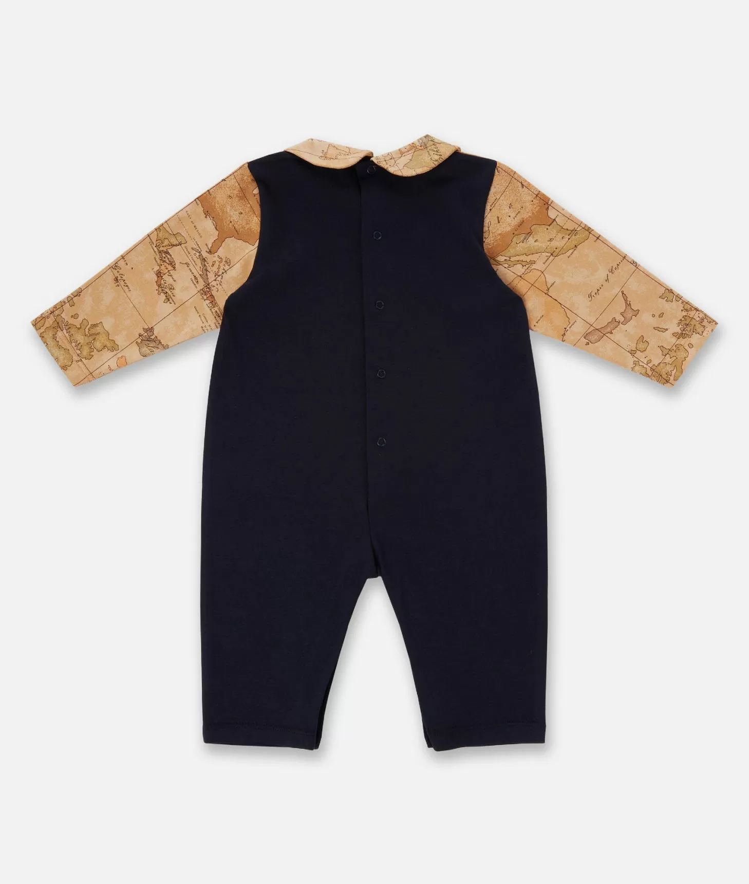 Alviero martini 1a classe Tutina in cotone senza piedini Geo Puzzle Blu I Più Venduti