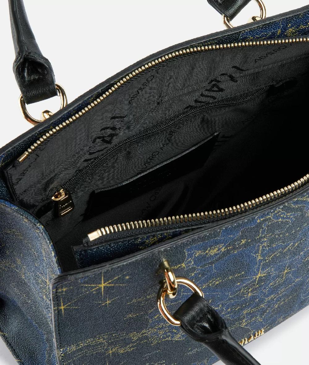 Alviero martini 1a classe Geo Midnight borsa a mano con tracolla Blu Notte Offerta