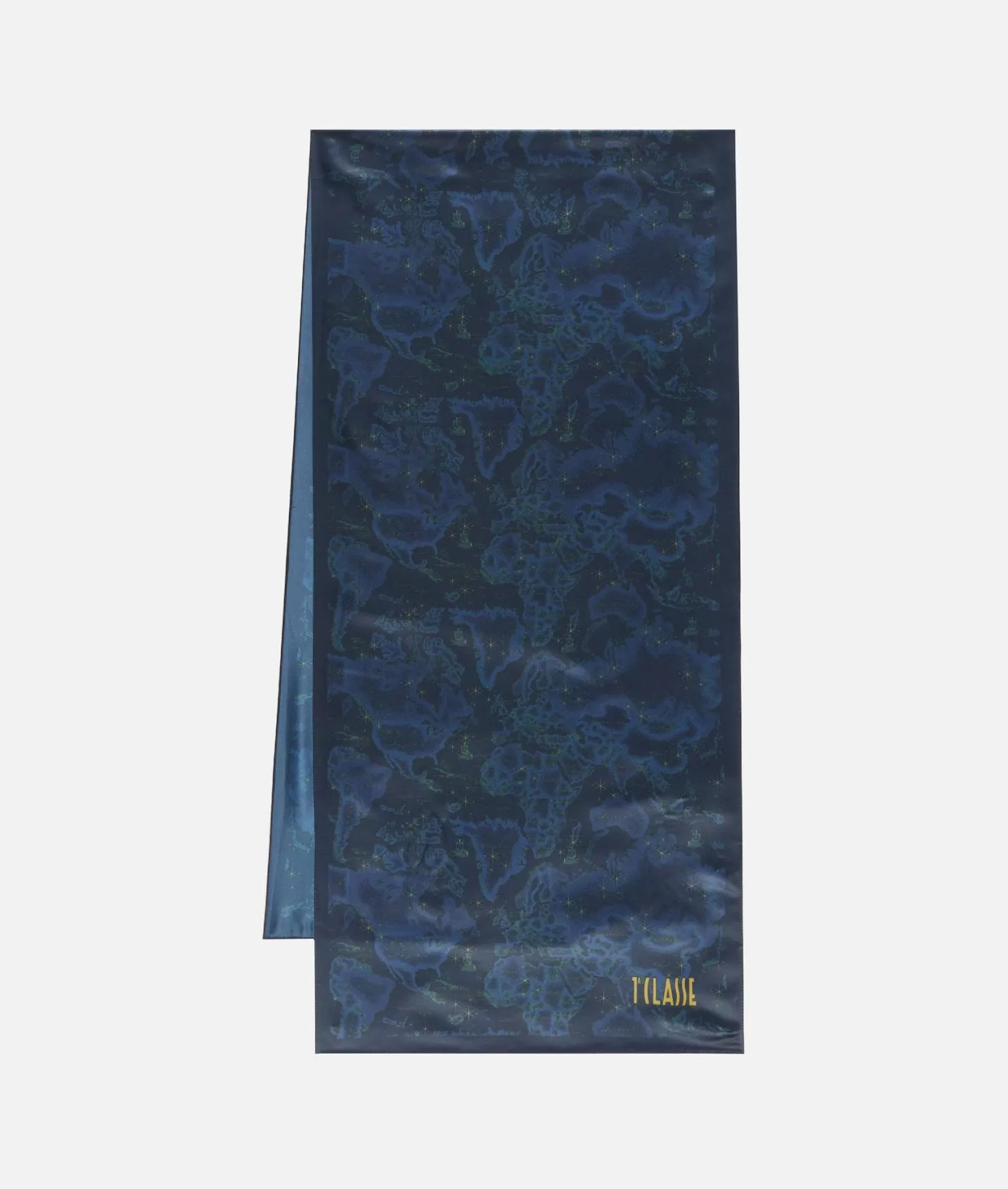 Alviero martini 1a classe Sciarpa Geo Midnight 45 x 180 Blu Notte Outlet