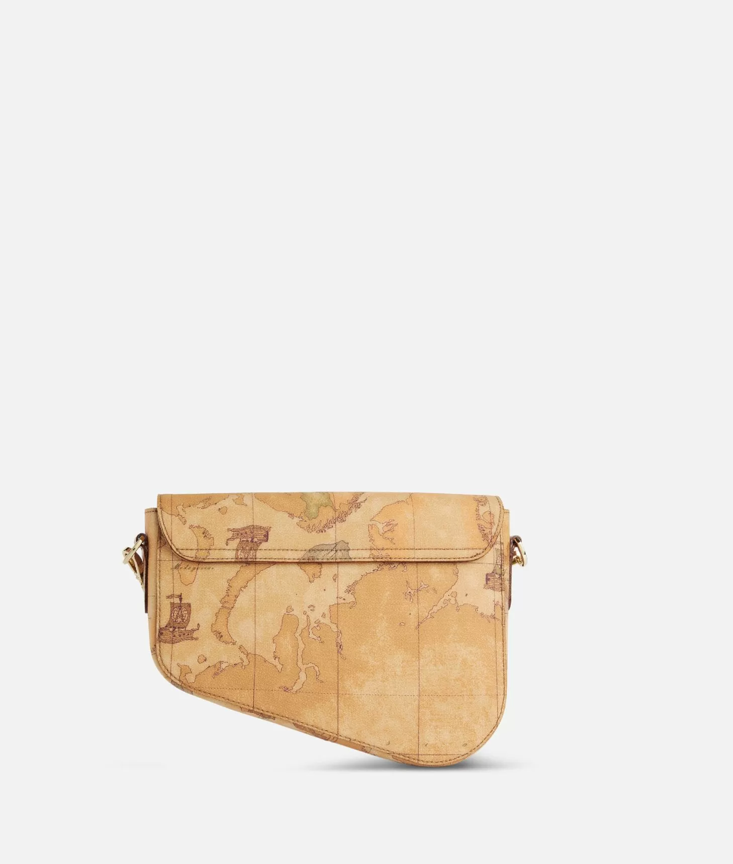 Alviero martini 1a classe Borsa a tracolla con patta in tessuto stampa Geo Classic Naturale Promozione