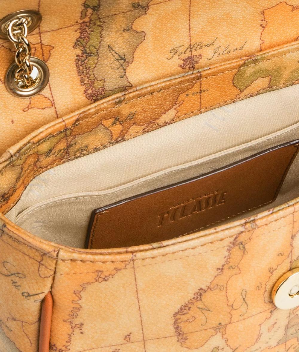 Alviero martini 1a classe Geo Classic Borsa piccola con lettering Consegna Veloce