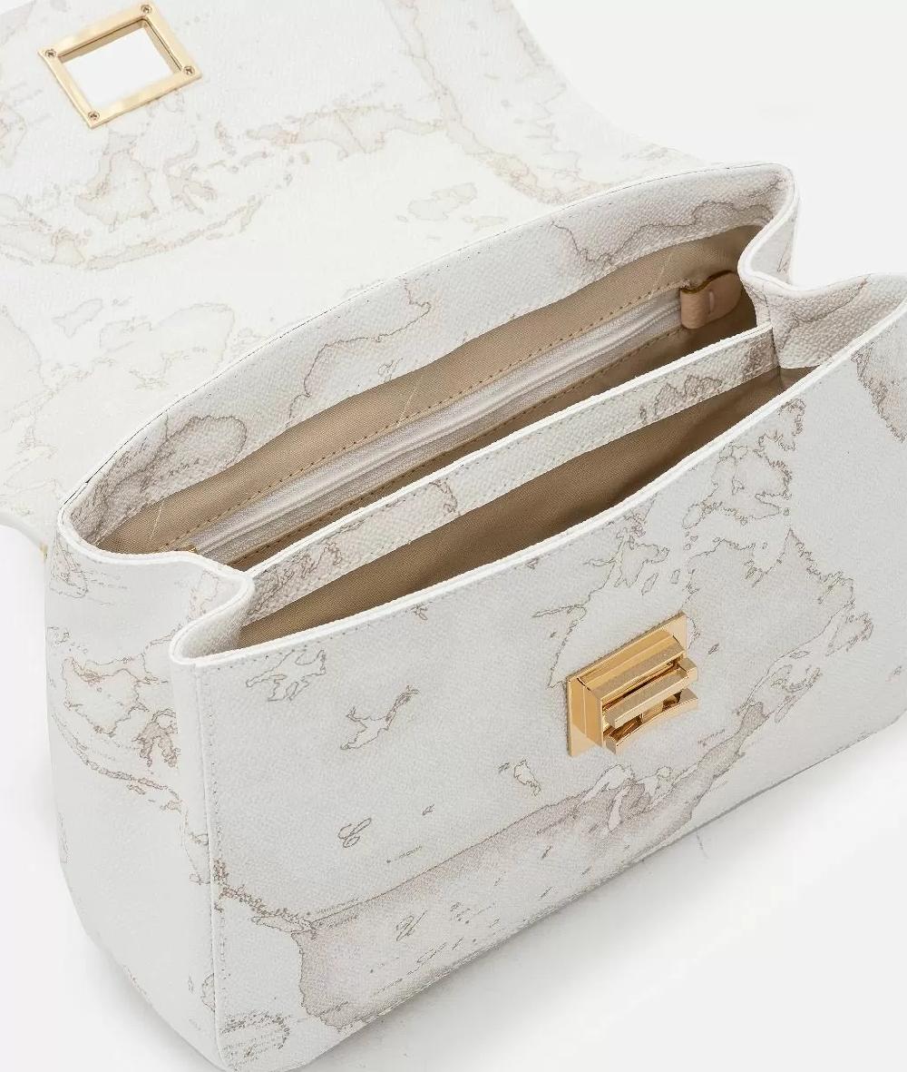 Alviero martini 1a classe Geo White tracolla con patta Shopping Online