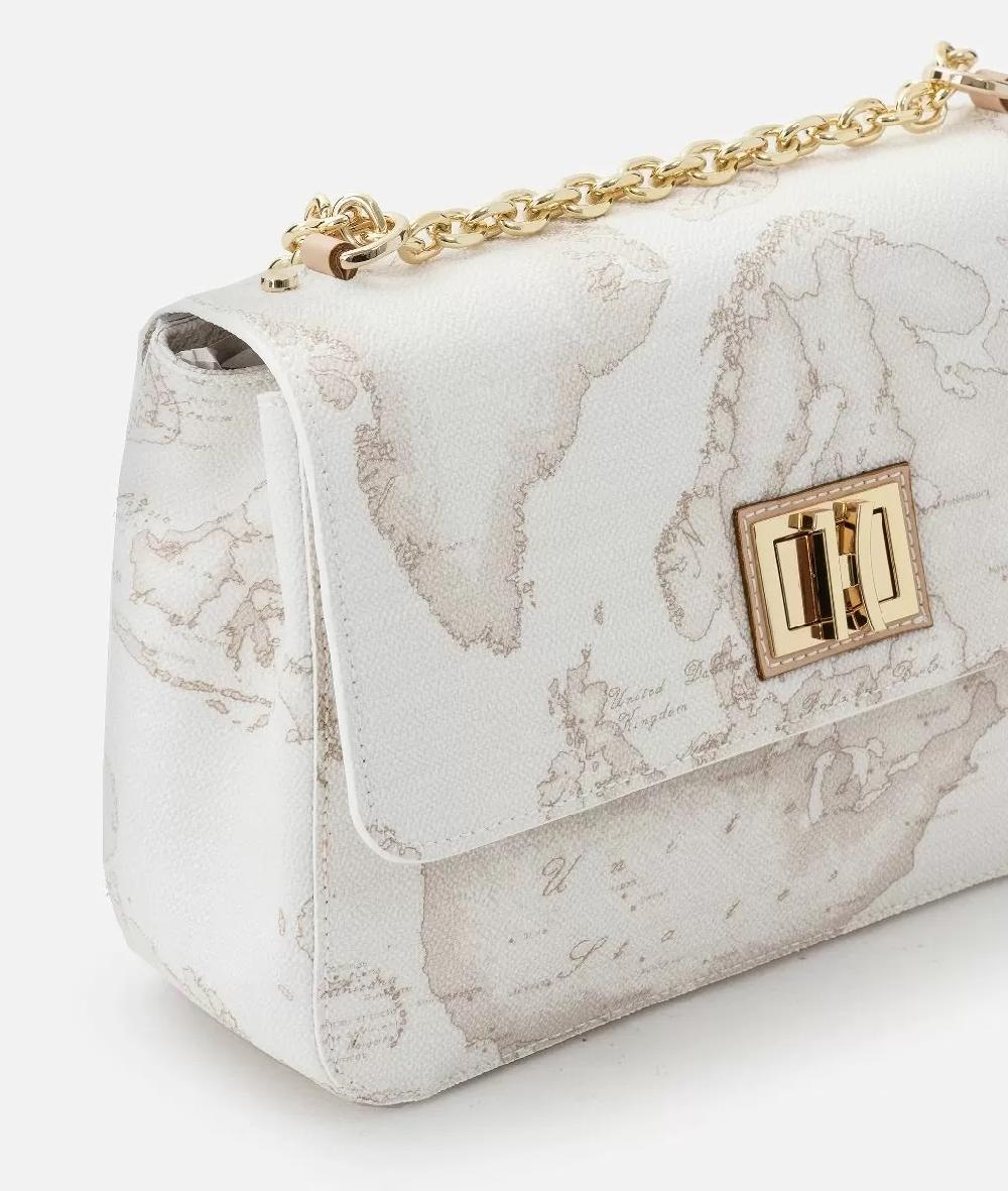 Alviero martini 1a classe Geo White tracolla con patta Shopping Online