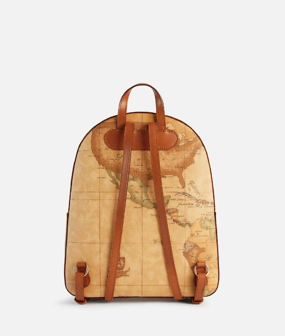 Alviero martini 1a classe Zaino tre tasche in tessuto stampa Geo Classic Naturale Lightning offer