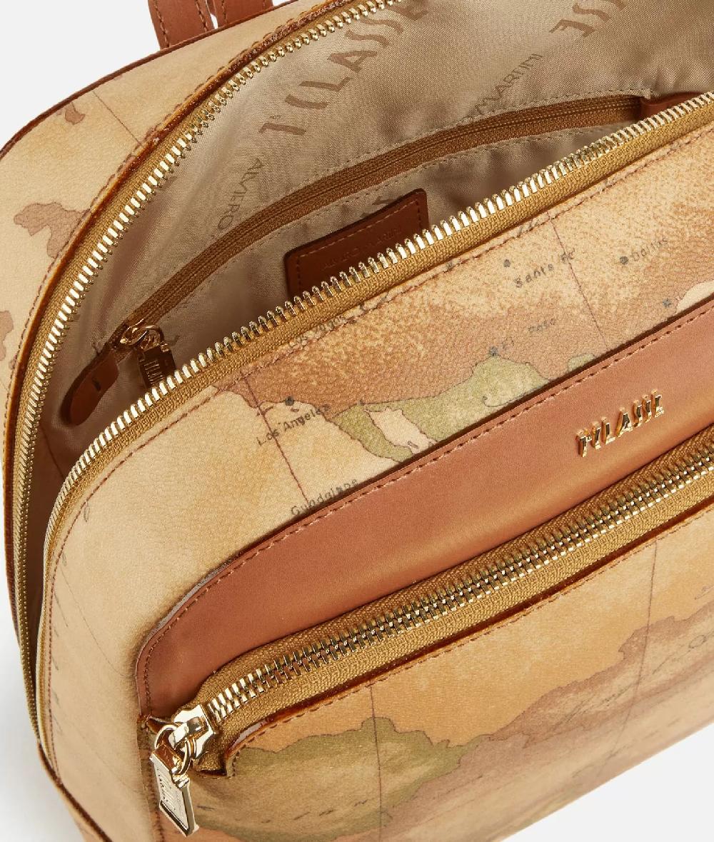Alviero martini 1a classe Zaino in tessuto stampa Geo Classic Naturale Sconto