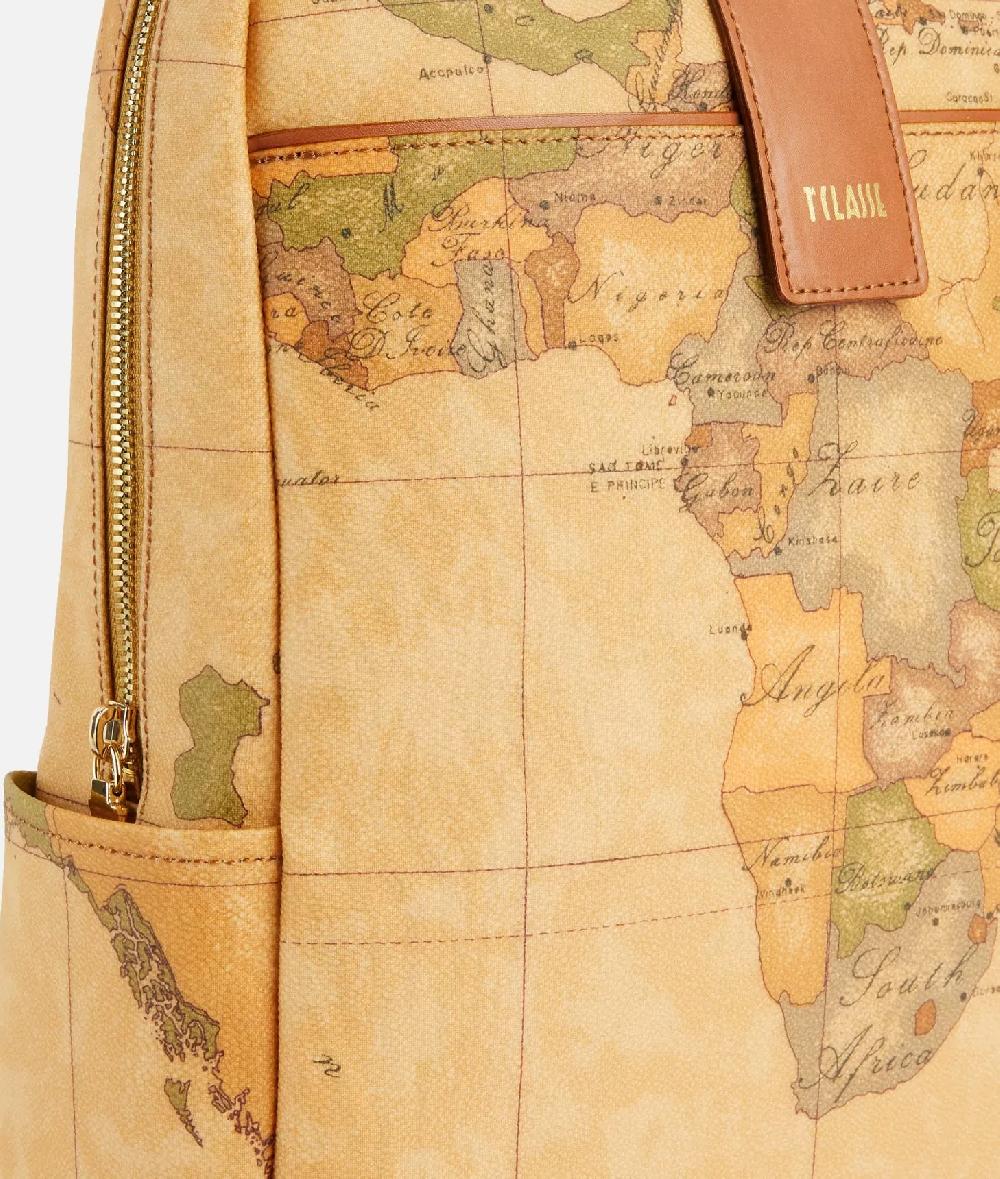 Alviero martini 1a classe Zaino per computer in stampa Geo Classic Naturale Offerta