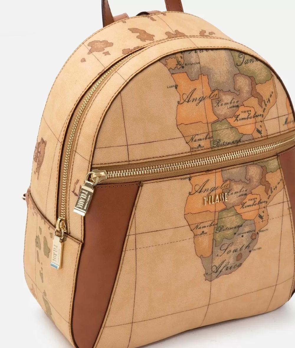 Alviero martini 1a classe Geo Classic zaino con inserti frontali in pelle Liquidazione