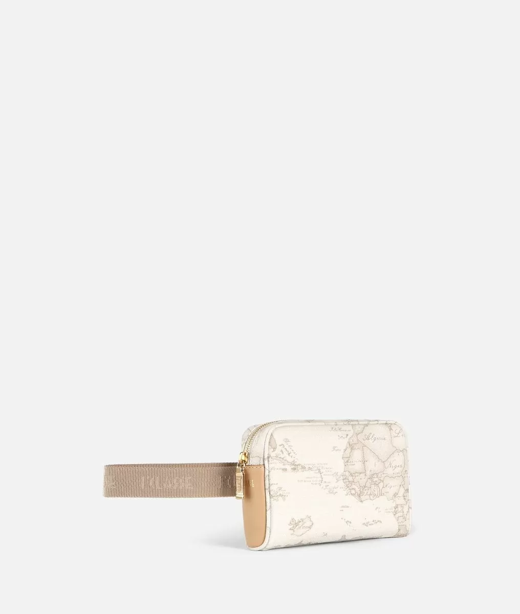 Alviero martini 1a classe Geo White Marsupio con cintura a nastro Saldi