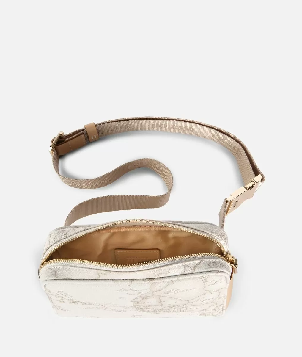 Alviero martini 1a classe Geo White Marsupio con cintura a nastro Saldi