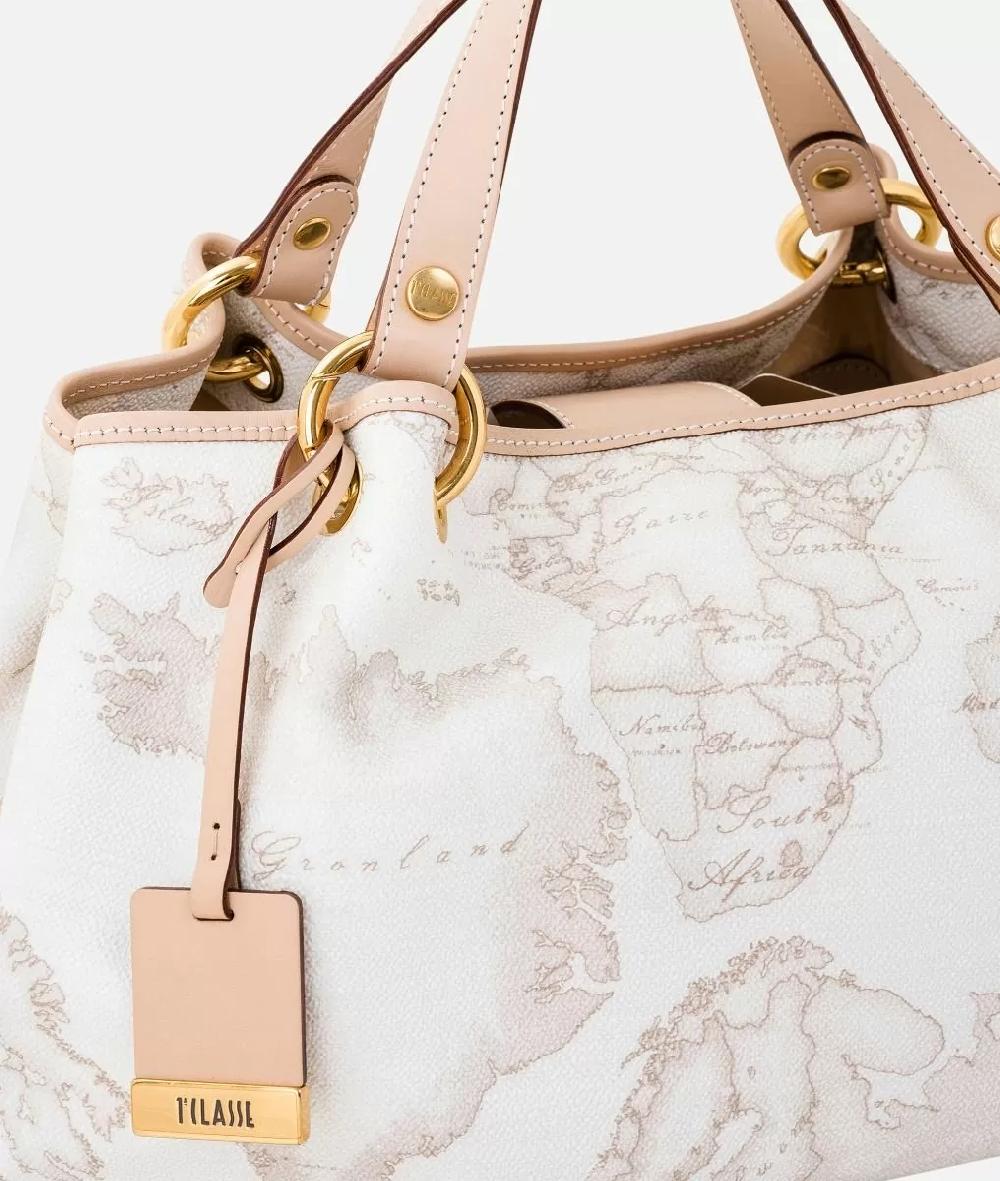 Alviero martini 1a classe Geo White Borsa media a mano Italia