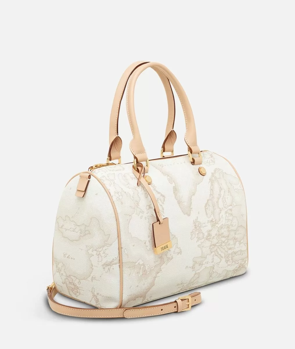 Alviero martini 1a classe Geo White Borsa media a bauletto In Linea