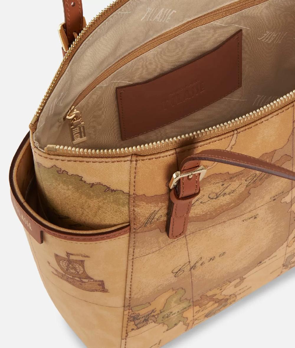 Alviero martini 1a classe Geo Classic Shopping bag con fibbie Spedizione Gratuita