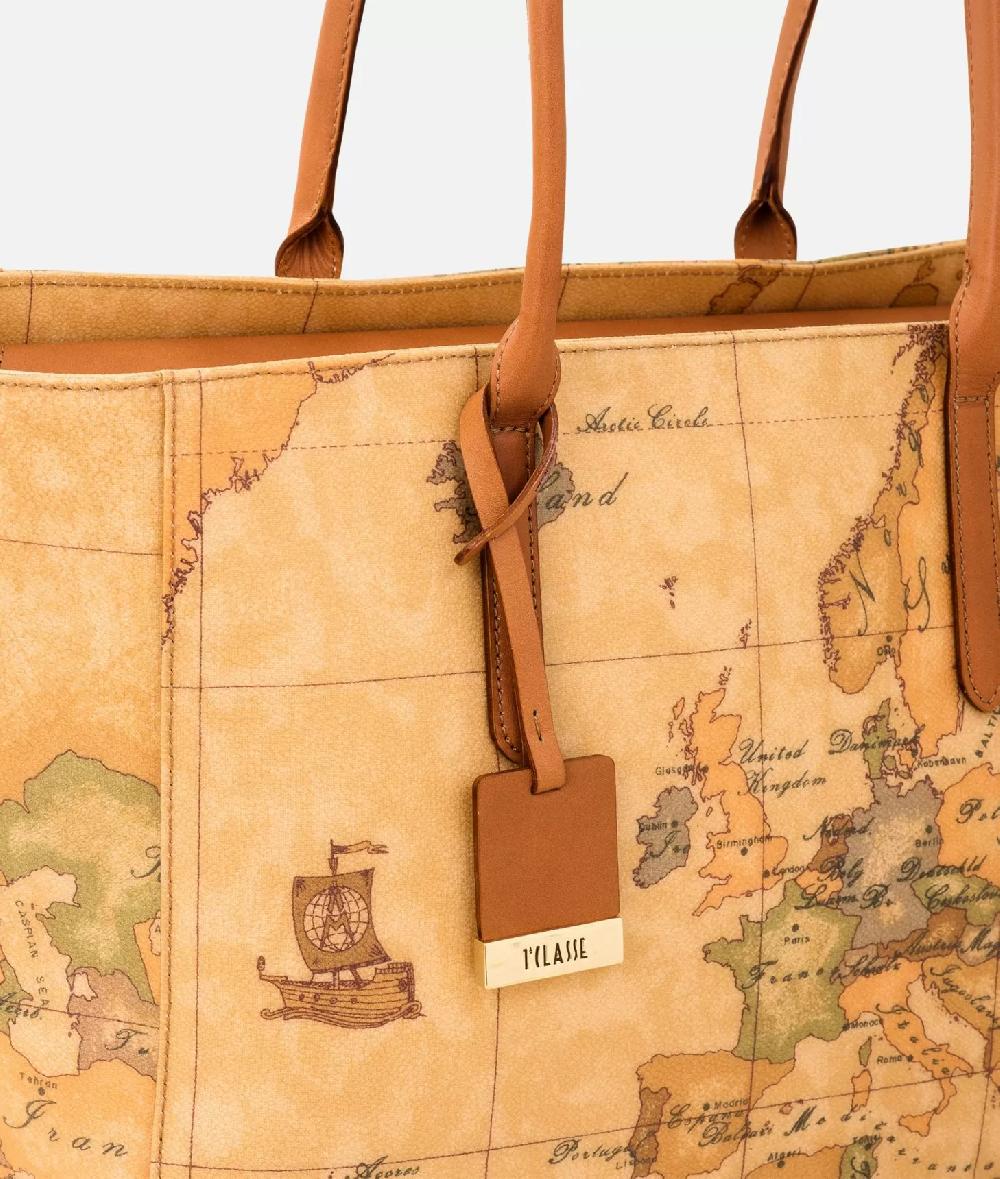 Alviero martini 1a classe Geo Classic Borsa shopping grande Pezzi Unici