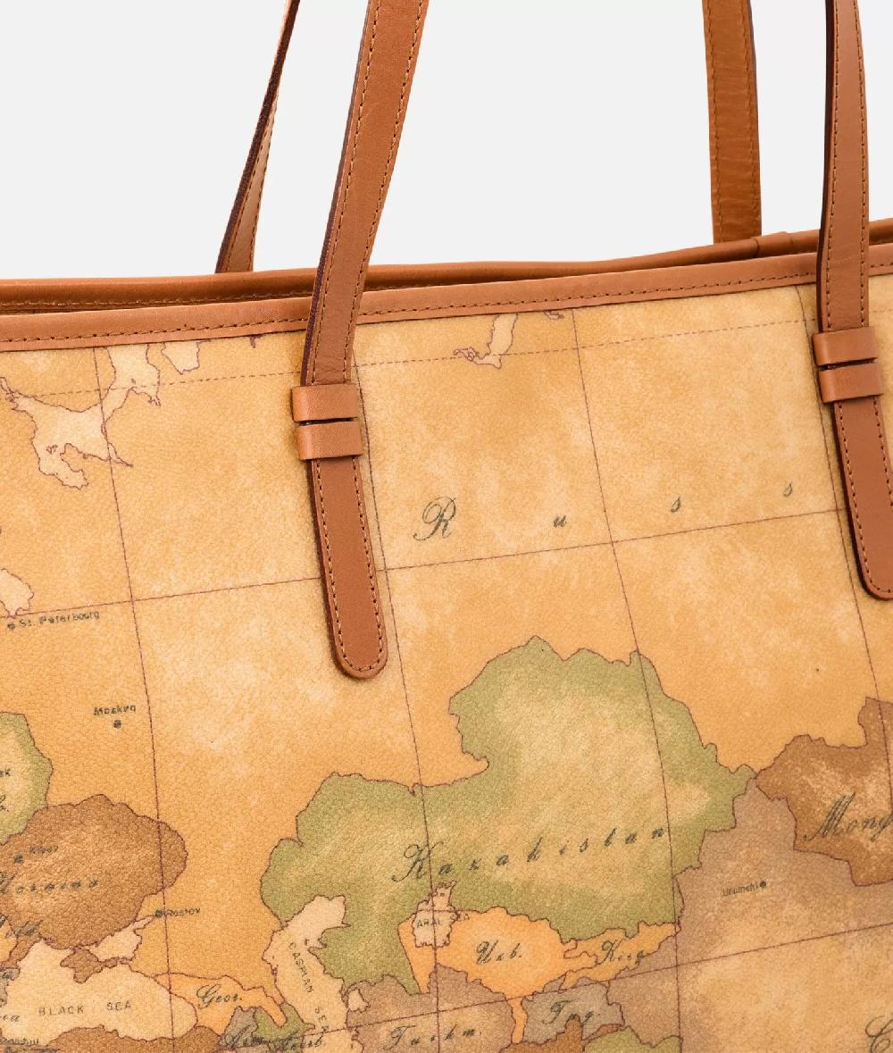 Alviero martini 1a classe Geo Classic Borsa shopping maxi con zip Negozi Online